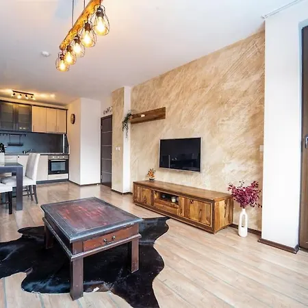 公寓 Alpin 1br + Spa In Complex 班斯科